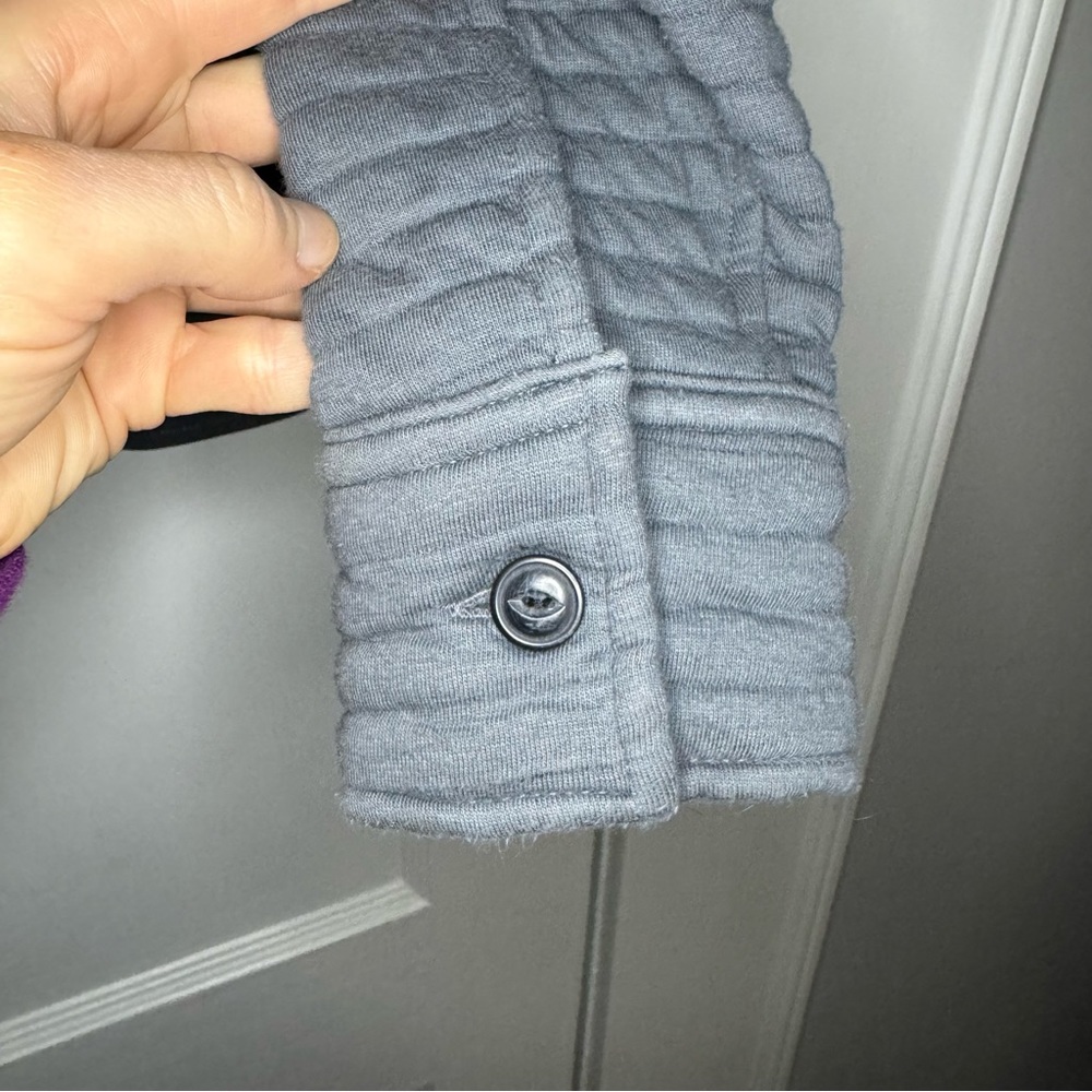 Everlane The Organic Cotton Quilted Shirt Jacket XS - Picture 14 of 16
